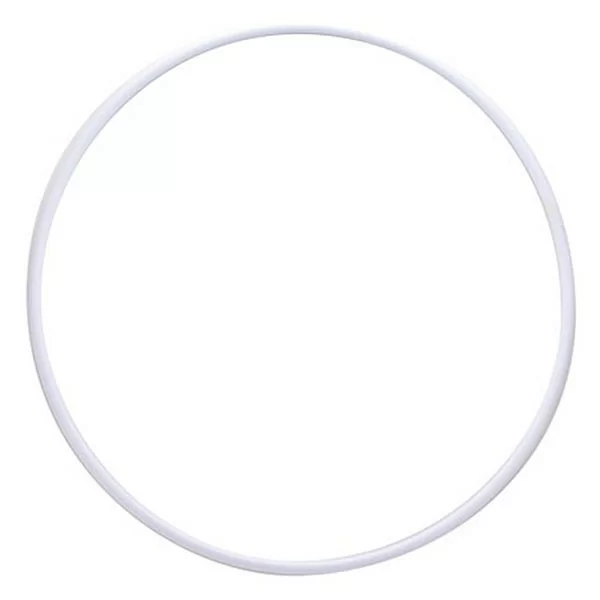  Обруч гимнастический пластмассовый 900 мм под обмотку белый по низким ценам в Томске и Северске