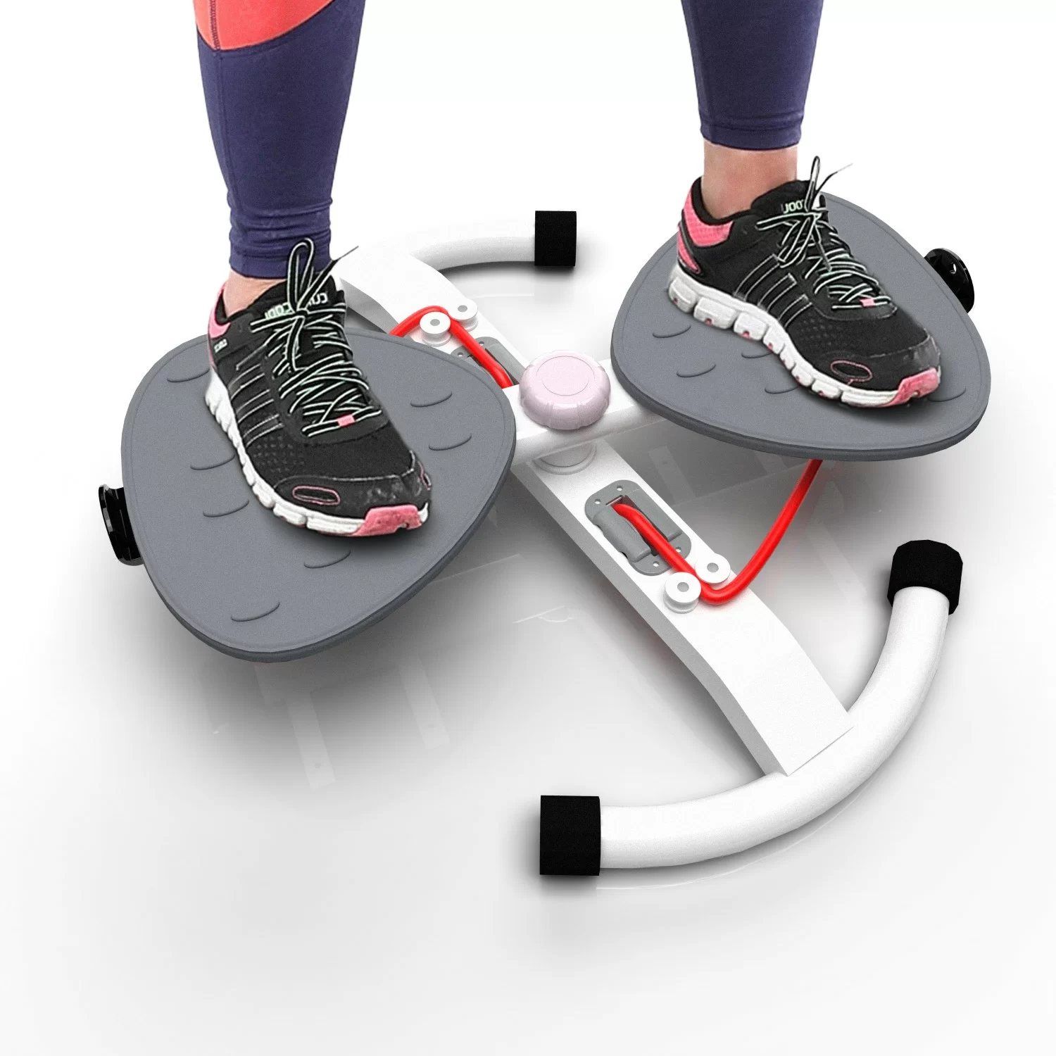  Фитнес платформа/горнолыжный тренажёр DFC "Twister Bow" с эспандерами TW-S108GR по низким ценам в Томске и Северске