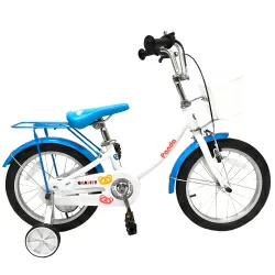 Велосипед Gravity Panda 16" бел./син.