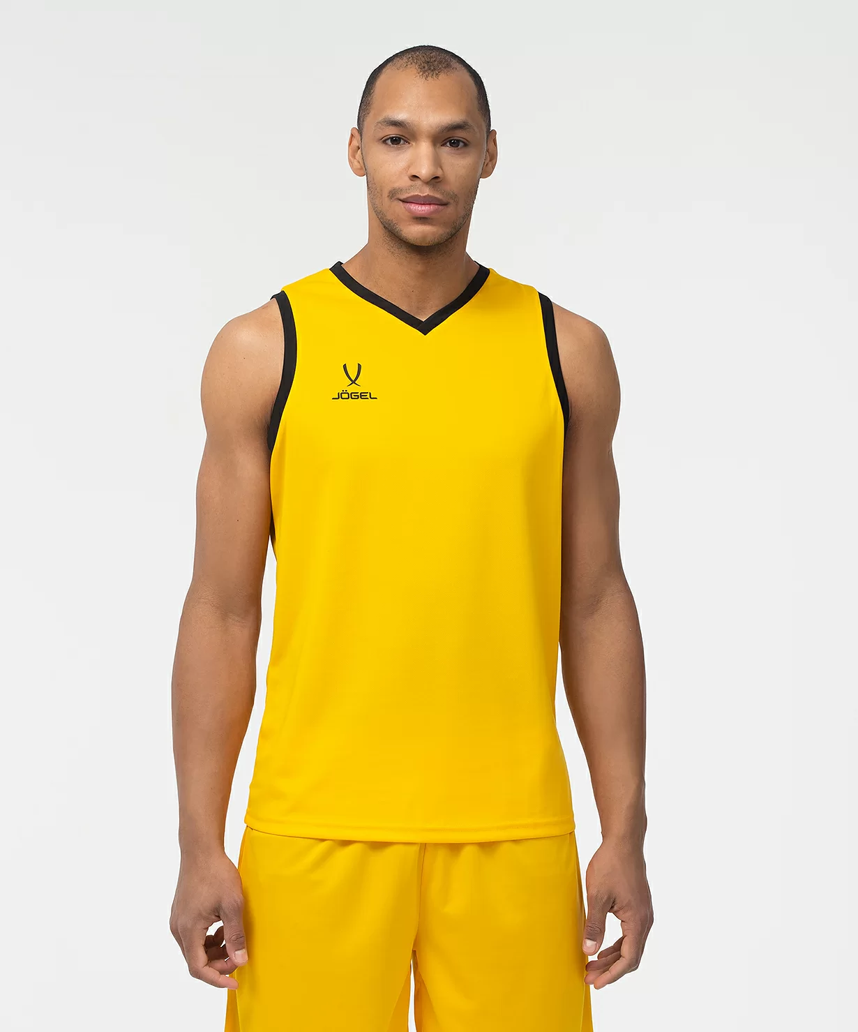  Майка баскетбольная JOGEL CAMP Basic, желтый по низким ценам в Томске и Северске