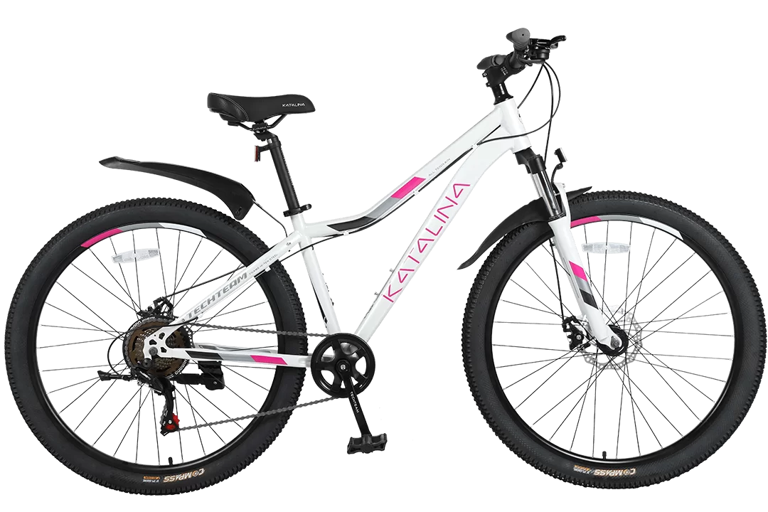  Велосипед TechTeam Katalina 27.5" белый по низким ценам в Томске и Северске