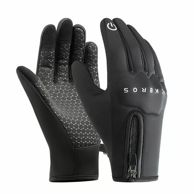  Перчатки Rockbros длинные пальцы, флисовые, черные по низким ценам в Томске и Северске