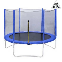 Батут DFC Trampoline Fitness 14ft наружн.сетка, синий (427см)(два короба) 14FT-TR-B