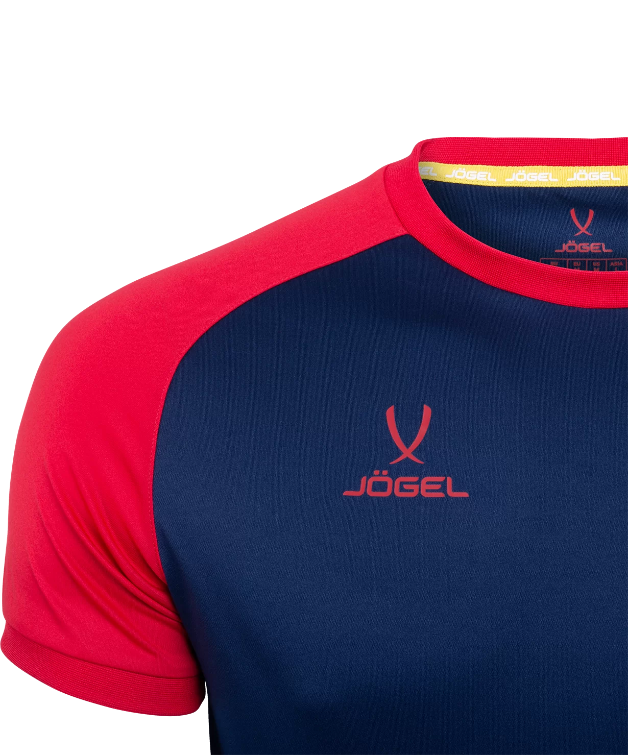  Футболка игровая JOGEL CAMP Reglan Jersey, темно-синий/красный по низким ценам в Томске и Северске