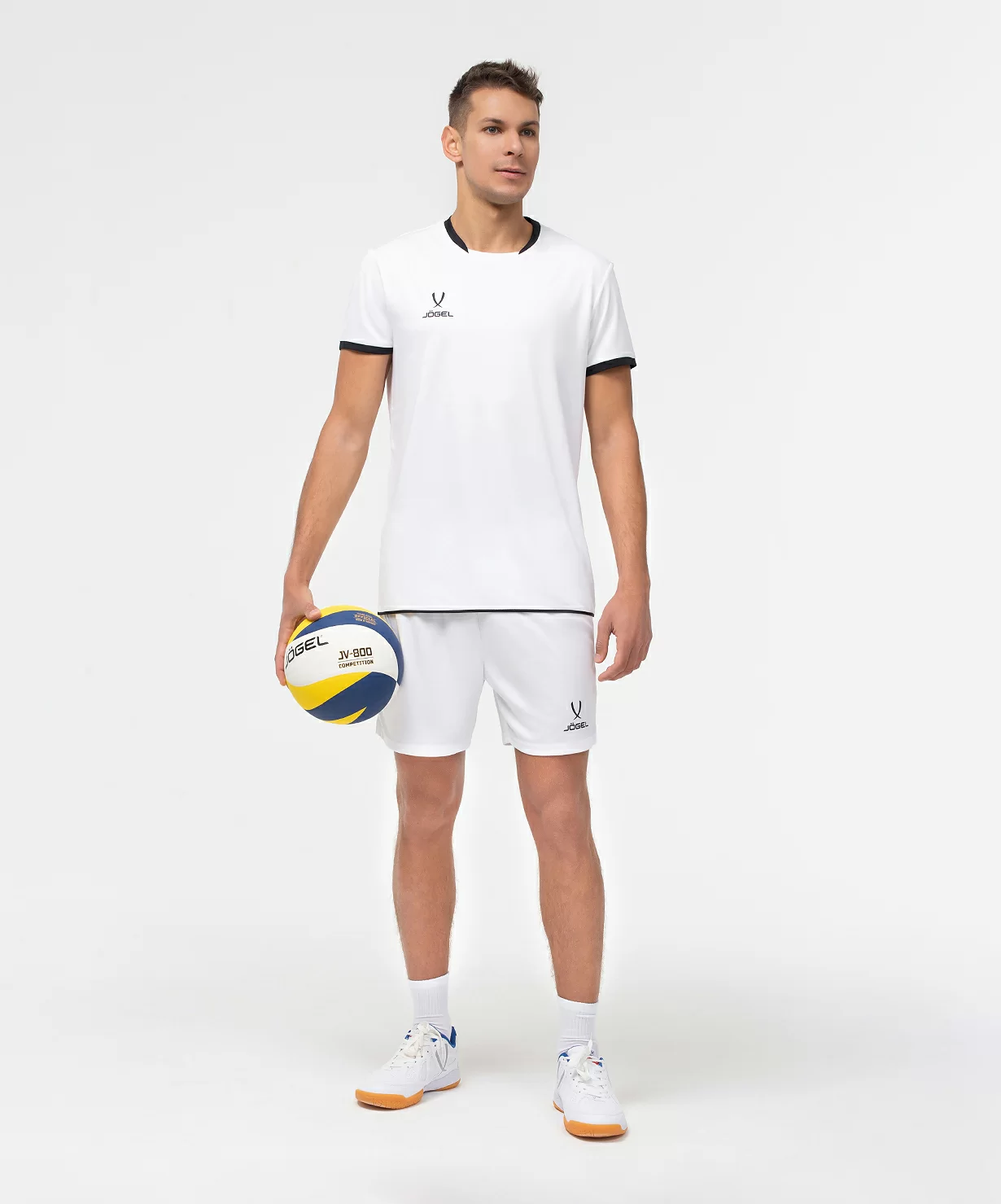  Футболка волейбольная JOGEL CAMP, белый по низким ценам в Томске и Северске