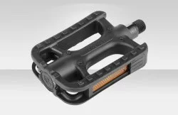 Педали Feimin FP-804 для дорожных велосипедов, со светоотражателями, пластиковые, ось диам. 9/16" и