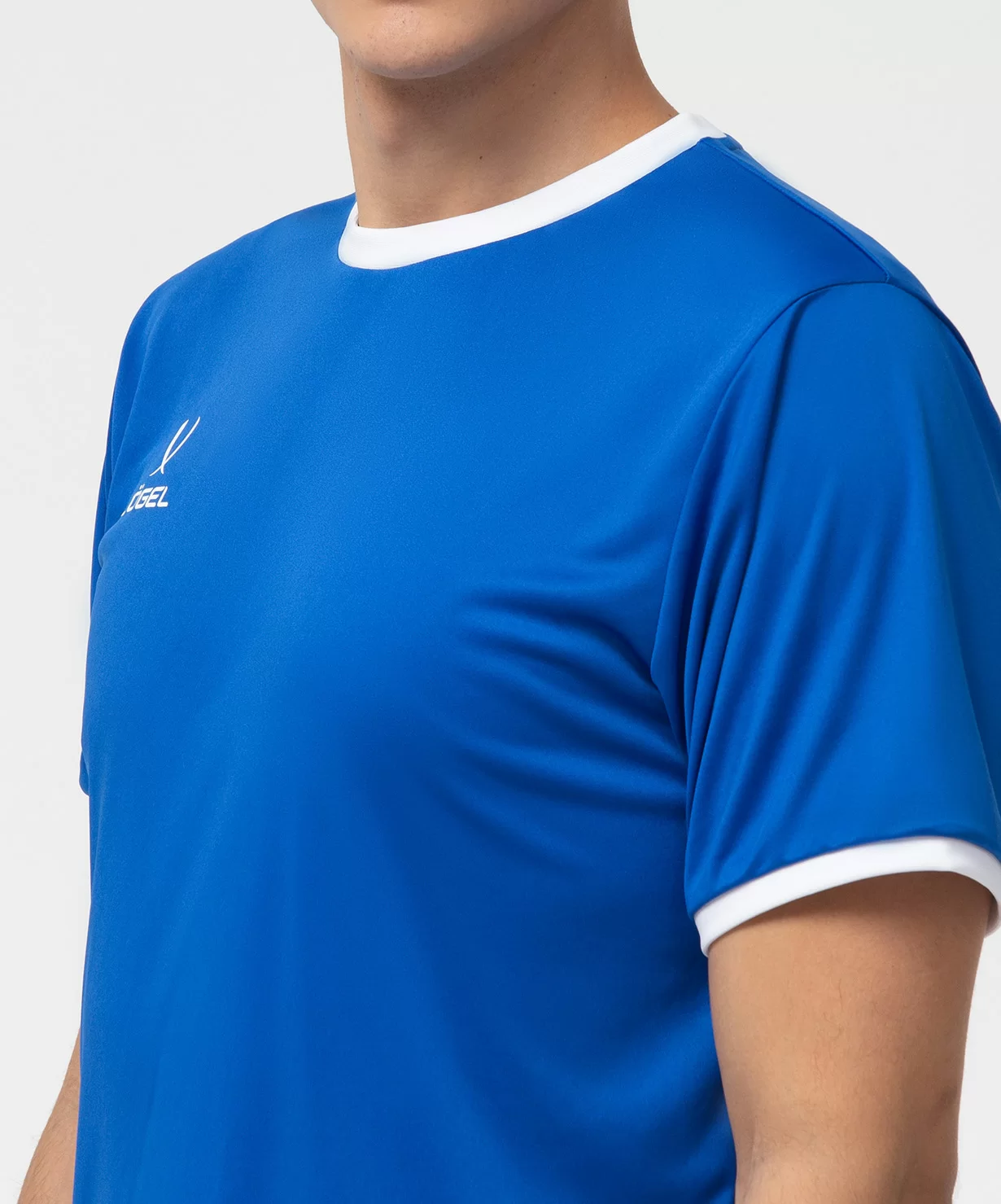  Футболка футбольная JOGEL CAMP Origin, синий/белый по низким ценам в Томске и Северске