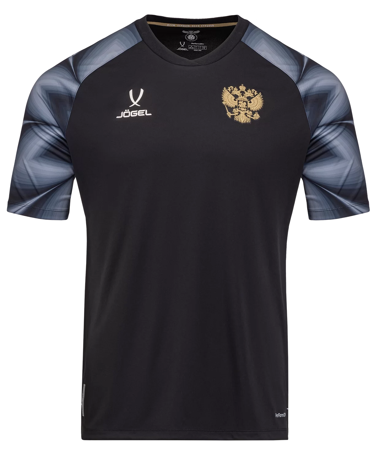  Футболка вратарская JOGEL NATIONAL PerFormDRY GK Jersey, черный по низким ценам в Томске и Северске