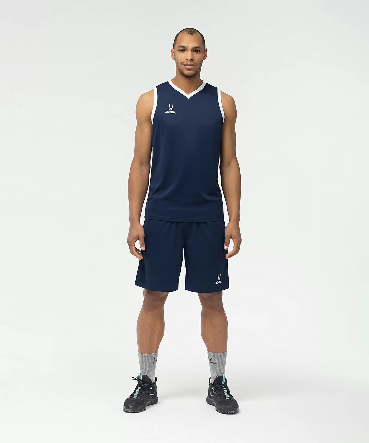  Майка баскетбольная JOGEL CAMP Basic, темно-синий по низким ценам в Томске и Северске