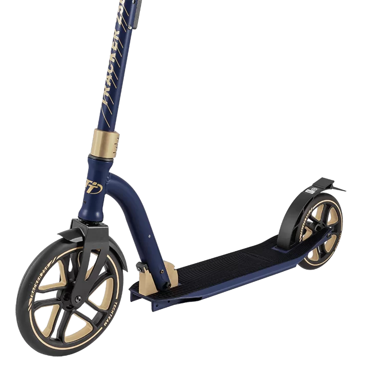  Самокат TechTeam Tracker 250 (2020) blue/gold по низким ценам в Томске и Северске