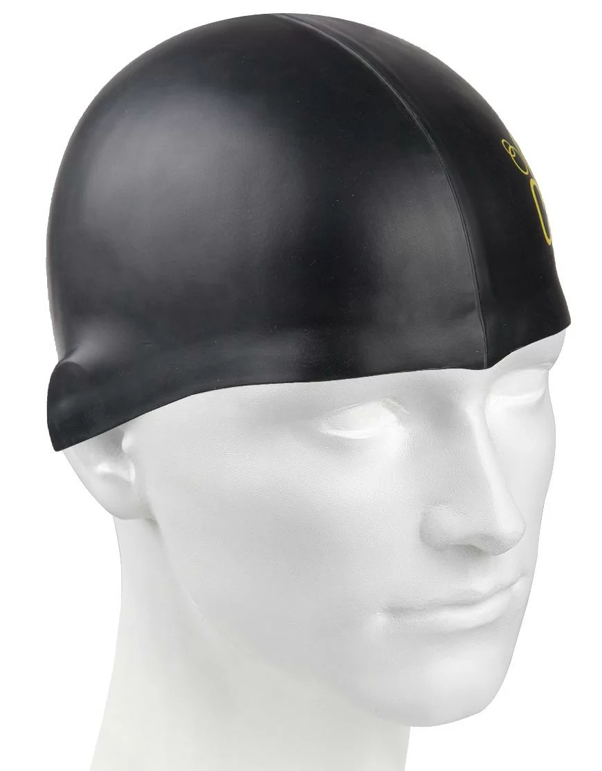  Шапочка для плавания Mad Wave Silicone Junior black по низким ценам в Томске и Северске