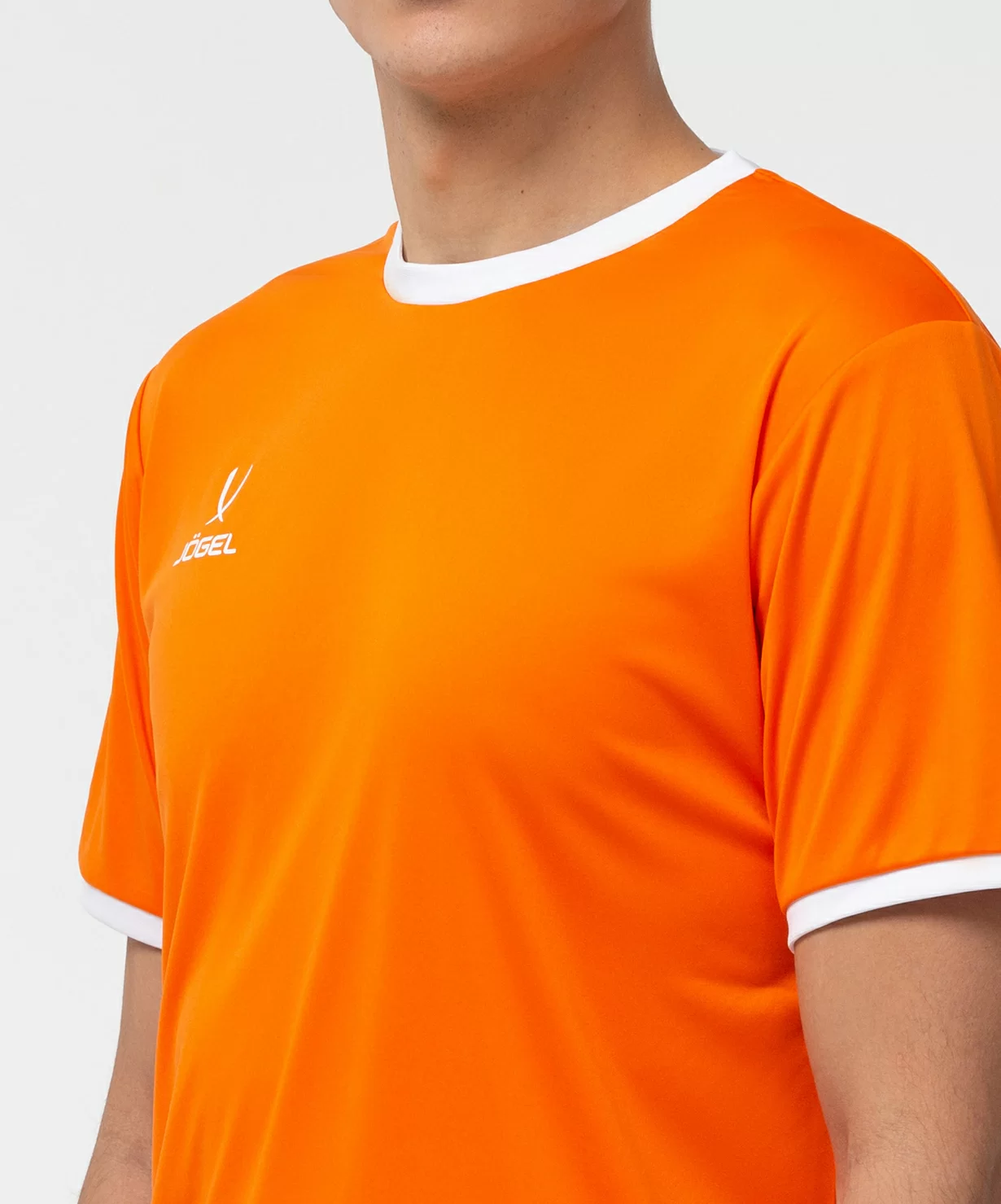  Футболка футбольная JOGEL CAMP Origin, оранжевый/белый по низким ценам в Томске и Северске