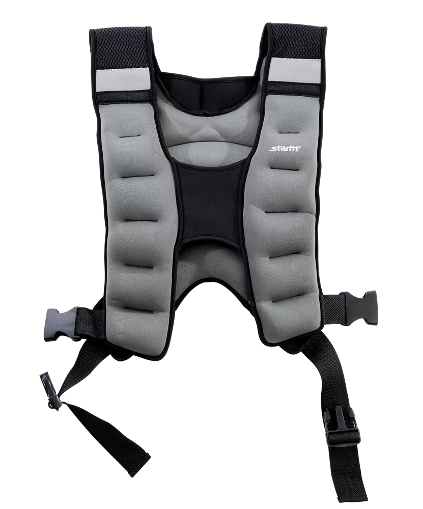 Жилет утяжелитель 5 кг StarFit WT-301 серый по низким ценам в Томске и Северске