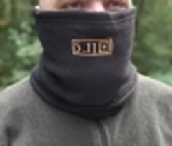 Шарф флисовый (полиэстер,хлопок) хаки