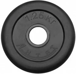 Диск d 26 Антат тренировочный черный обрез. 1,25кг