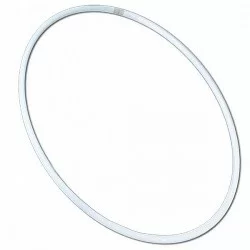 Обруч гимнастический пластмассовый 800 мм OBGS235 (аналог Сасаки)  белый