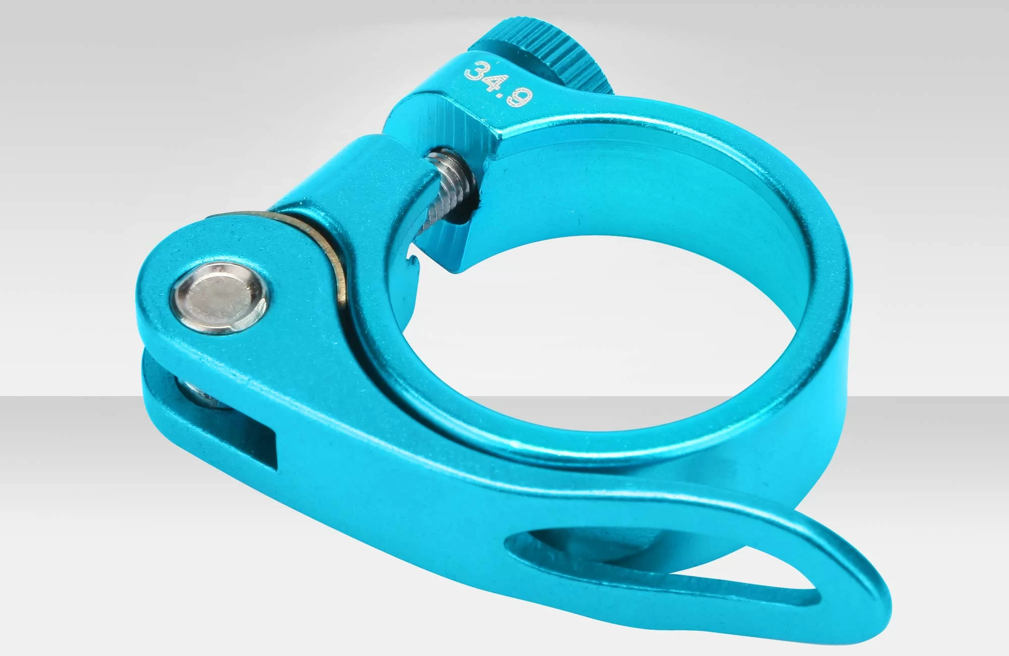  Зажим подседельной трубы 34,9мм BLF-Z1 эксцентрик алюминиевый синий по низким ценам в Томске и Северске