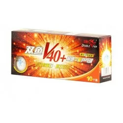 Мяч для настольного тенниса Double Fish 1зв. Volant 40+