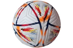 Мяч футбольный E43175-3 №5 4-слоя PVC 2.3.4, 425 гр, машинная сшивка оранжевый