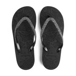 Сланцы Evars Stingray женские черный/белый