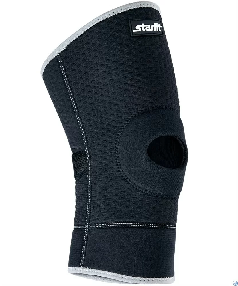  Суппорт колена StarFit SU-503 черный по низким ценам в Томске и Северске