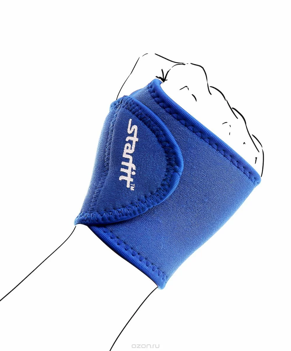  Суппорт запястья StarFit SU-703 синий по низким ценам в Томске и Северске