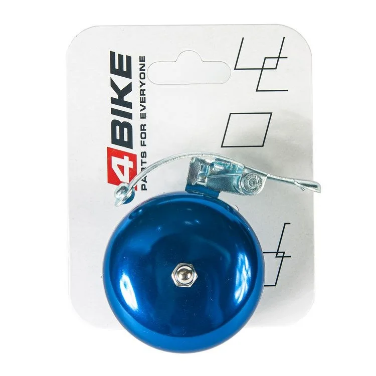  Звонок 4Bike BB3204-Blu латунь d-52мм голубой по низким ценам в Томске и Северске