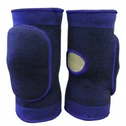 Наколенники волейбольные NK-401 с дыркой синий/синий