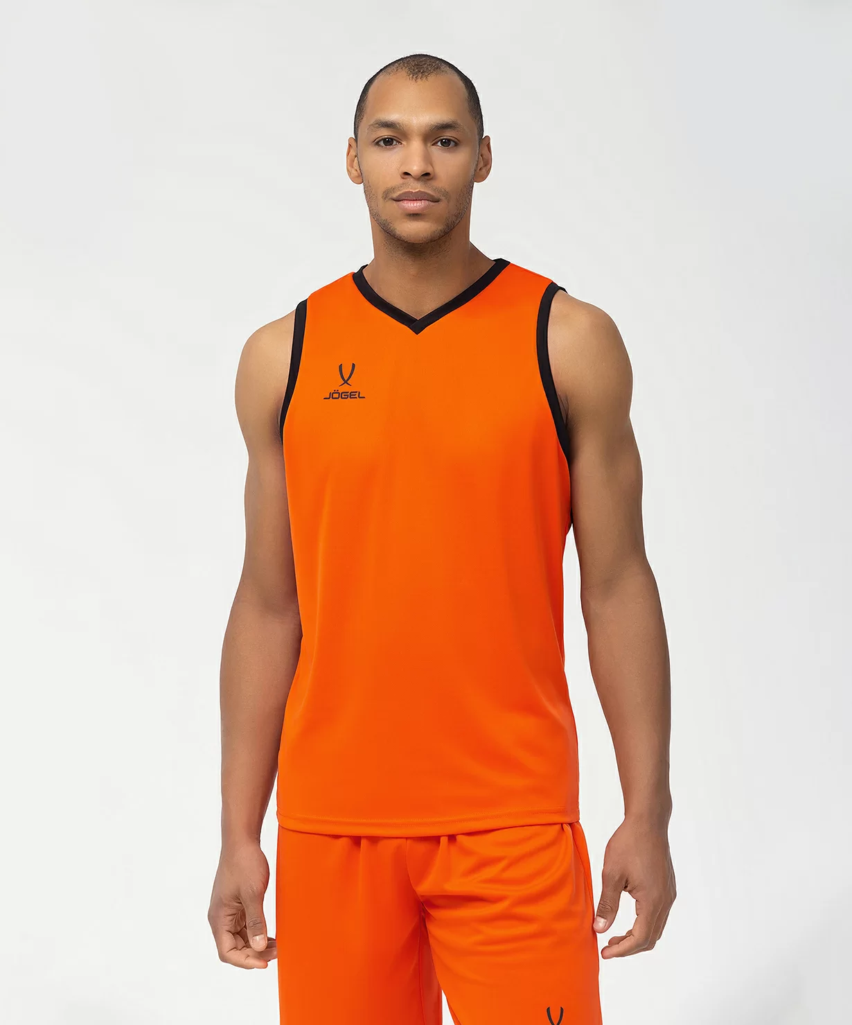  Майка баскетбольная JOGEL CAMP Basic, оранжевый по низким ценам в Томске и Северске