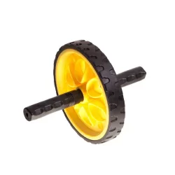 Ролик гимнастический BF-WG01 черно-желтый