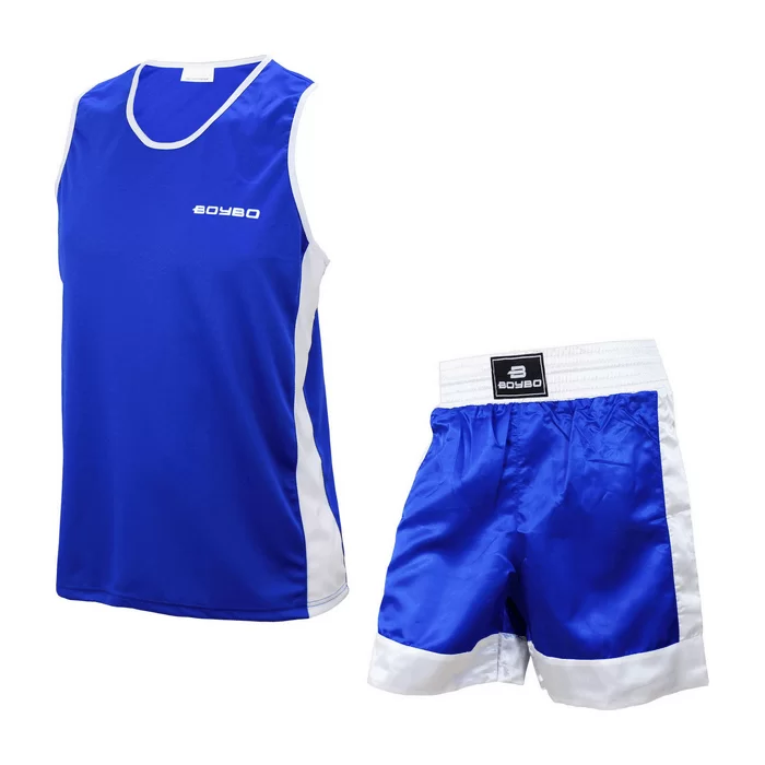  Форма боксерская BoyBo BF402 детская синяя по низким ценам в Томске и Северске