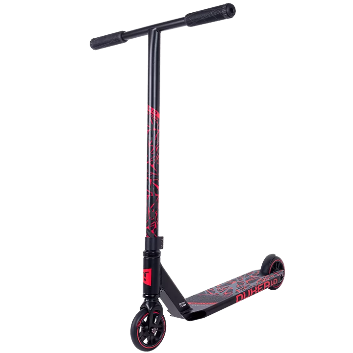  Самокат TechTeam Duker 1.0 трюковой black/red по низким ценам в Томске и Северске