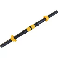 Гриф гантельный d 25 мм с гайками пластиковый 36 см