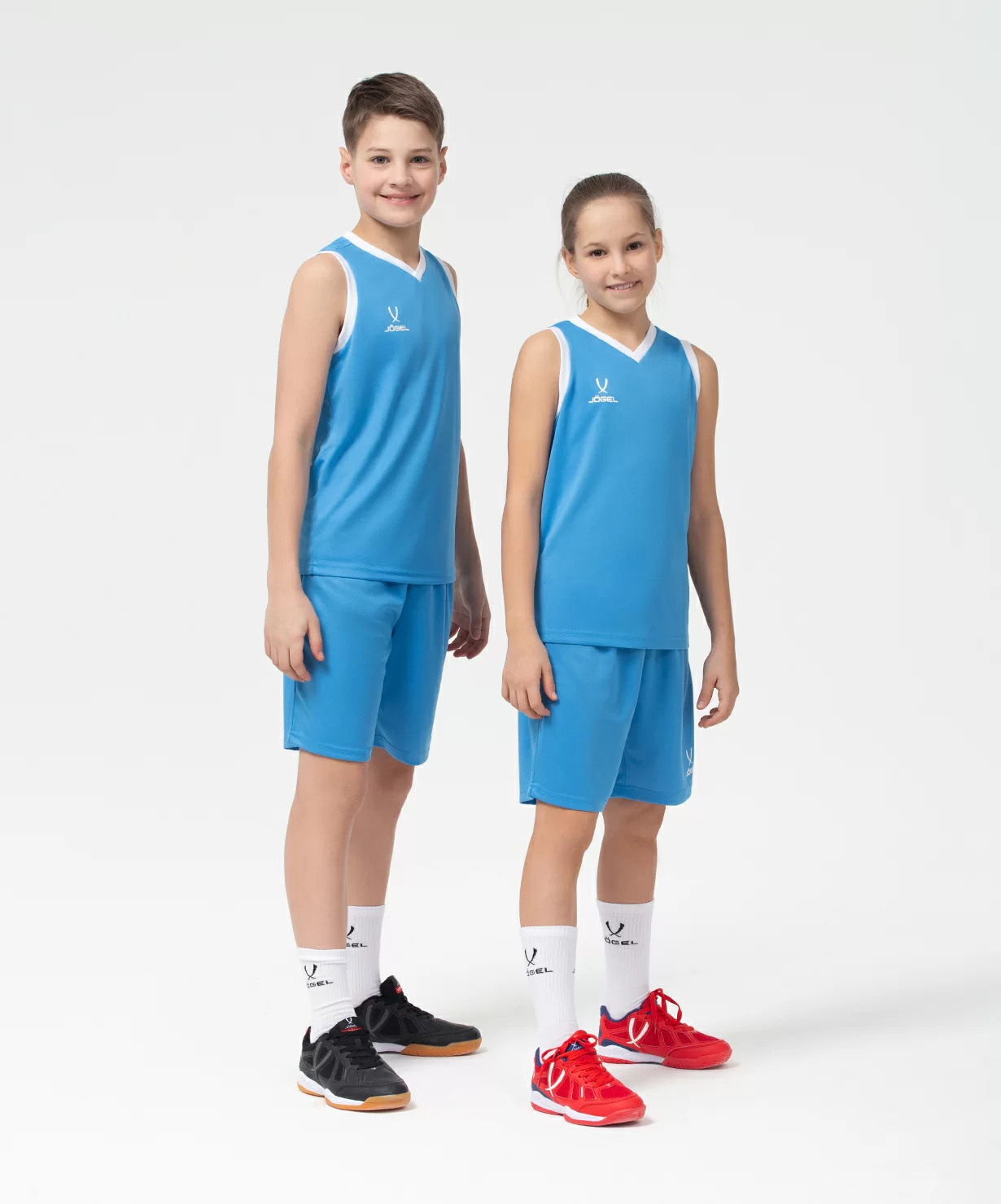  Шорты баскетбольные JOGEL CAMP Basic, бирюзовый, детский по низким ценам в Томске и Северске
