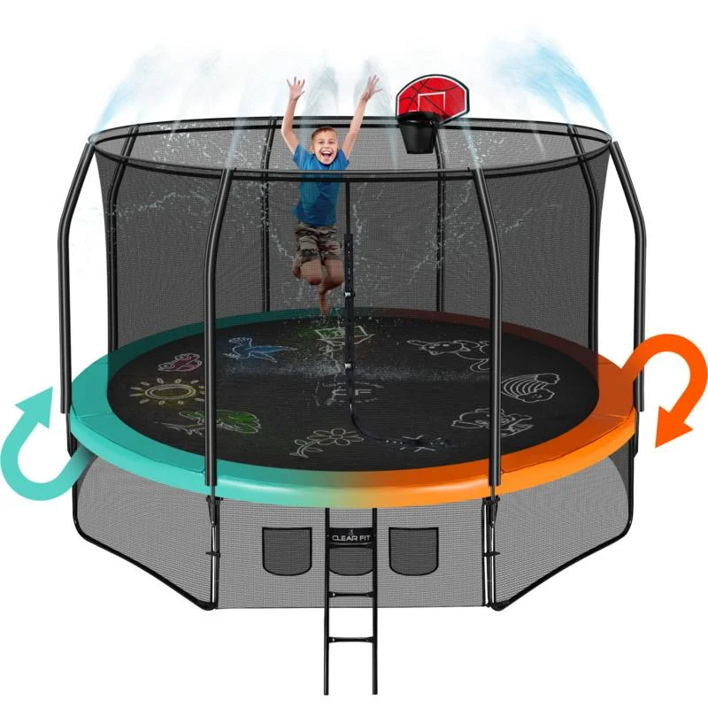  Каркасный батут Clear Fit FamilyHop 12Ft по низким ценам в Томске и Северске