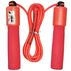 Скакалка 2.8 м E32618-2 со счетчиком красный