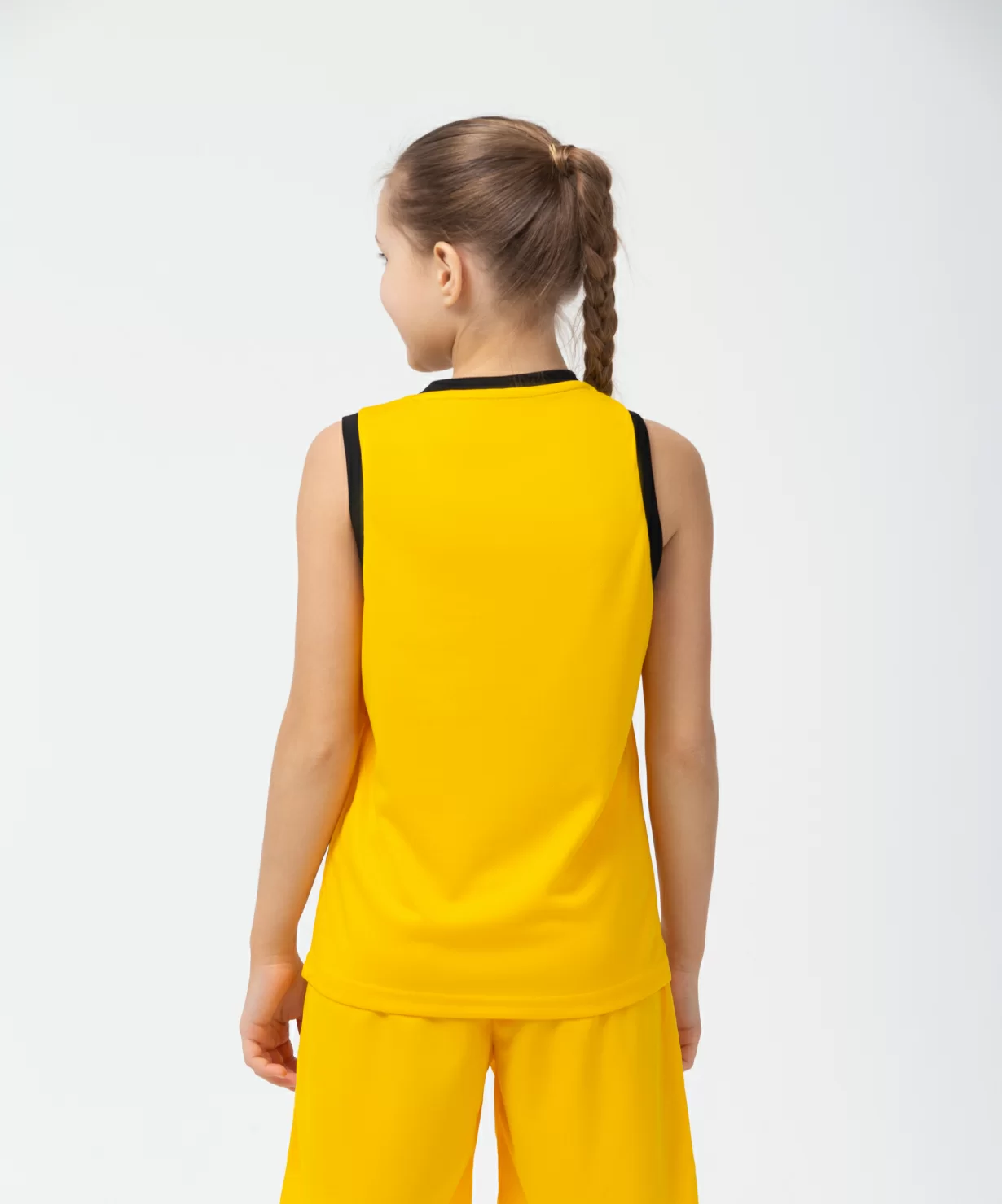  Майка баскетбольная JOGEL CAMP Basic, желтый, детский по низким ценам в Томске и Северске