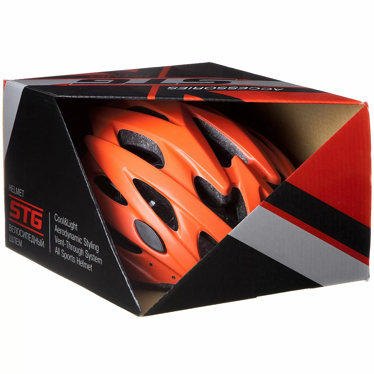  Шлем STG MV29-A оранжевый матовый по низким ценам в Томске и Северске