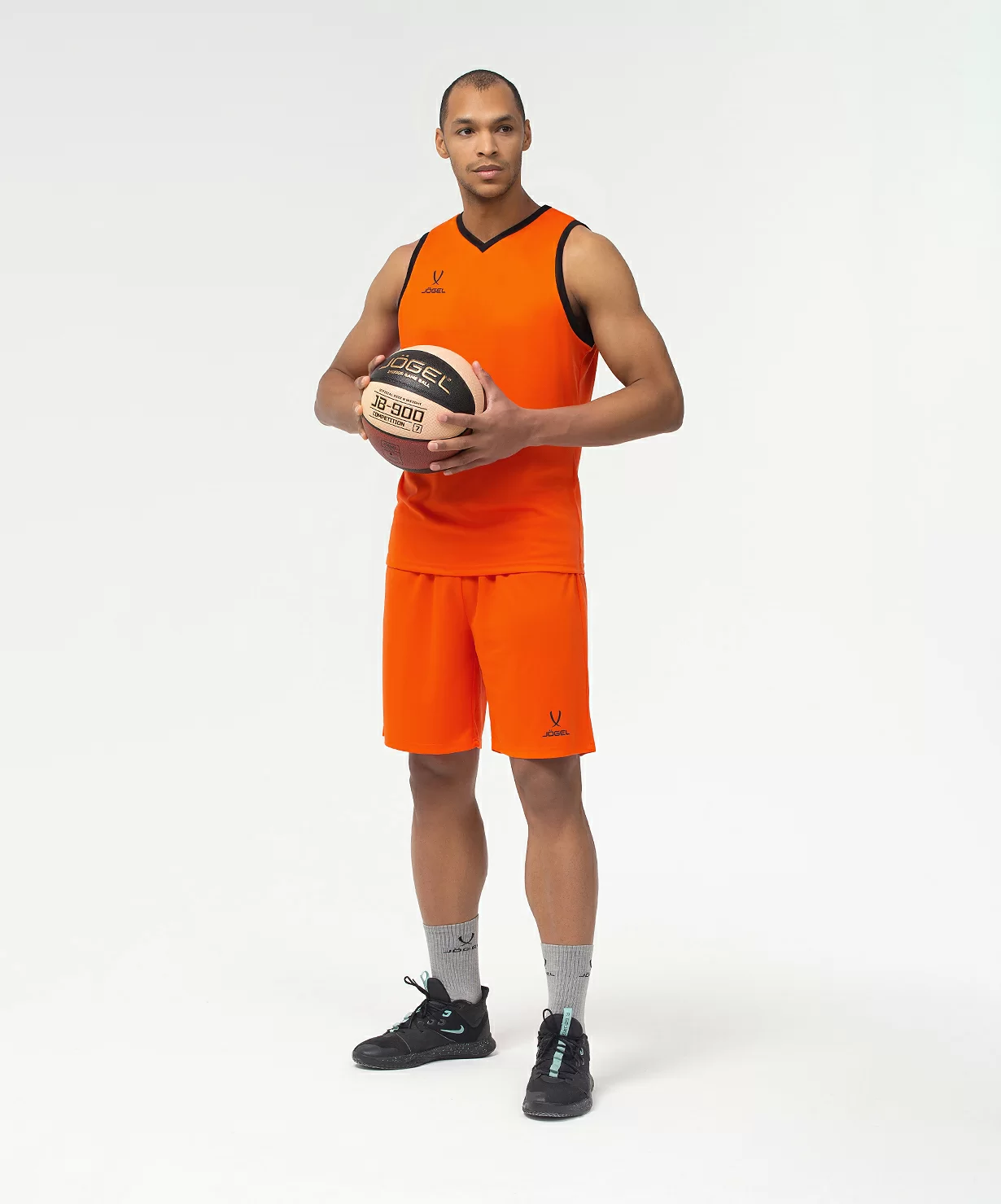  Шорты баскетбольные JOGEL CAMP Basic, оранжевый по низким ценам в Томске и Северске