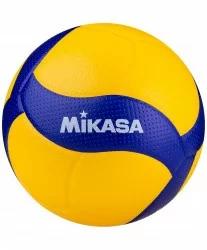 Мяч волейбольный Mikasa V300W FIVB Appr синт.кожа клееный желто-синий