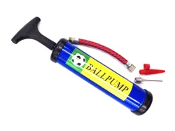 Насос 8" ручной для мячей синий 19069