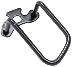 Защита заднего переключателя Horst  H-01 крепление за ось, сталь, черный 00-170350