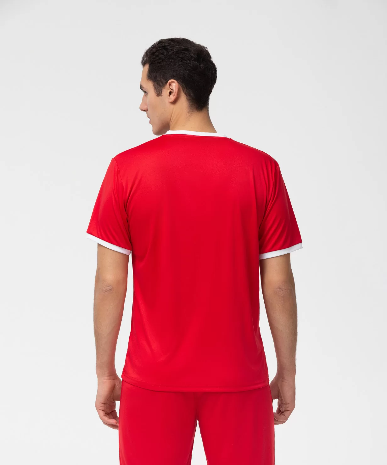  Футболка футбольная JOGEL CAMP Origin, красный/белый по низким ценам в Томске и Северске