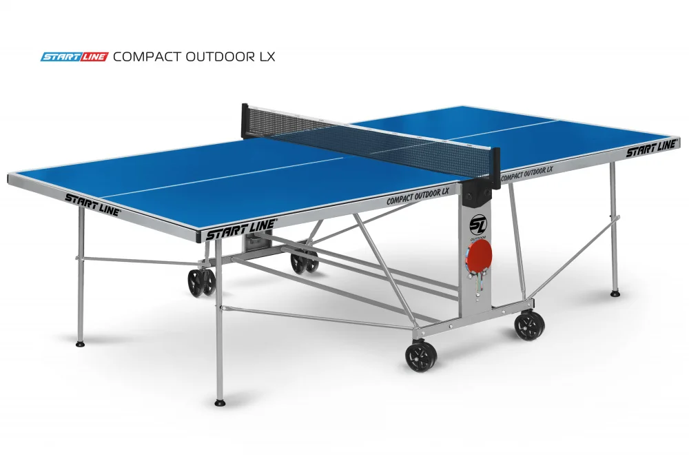  Стол теннисный Compact-2 LX Всепогодный Синий NEW по низким ценам в Томске и Северске