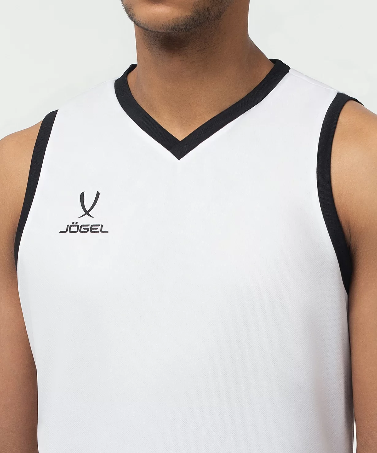  Майка баскетбольная JOGEL CAMP Basic, белый по низким ценам в Томске и Северске
