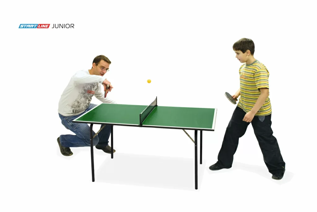  Стол теннисный Junior Зелёный с сеткой по низким ценам в Томске и Северске