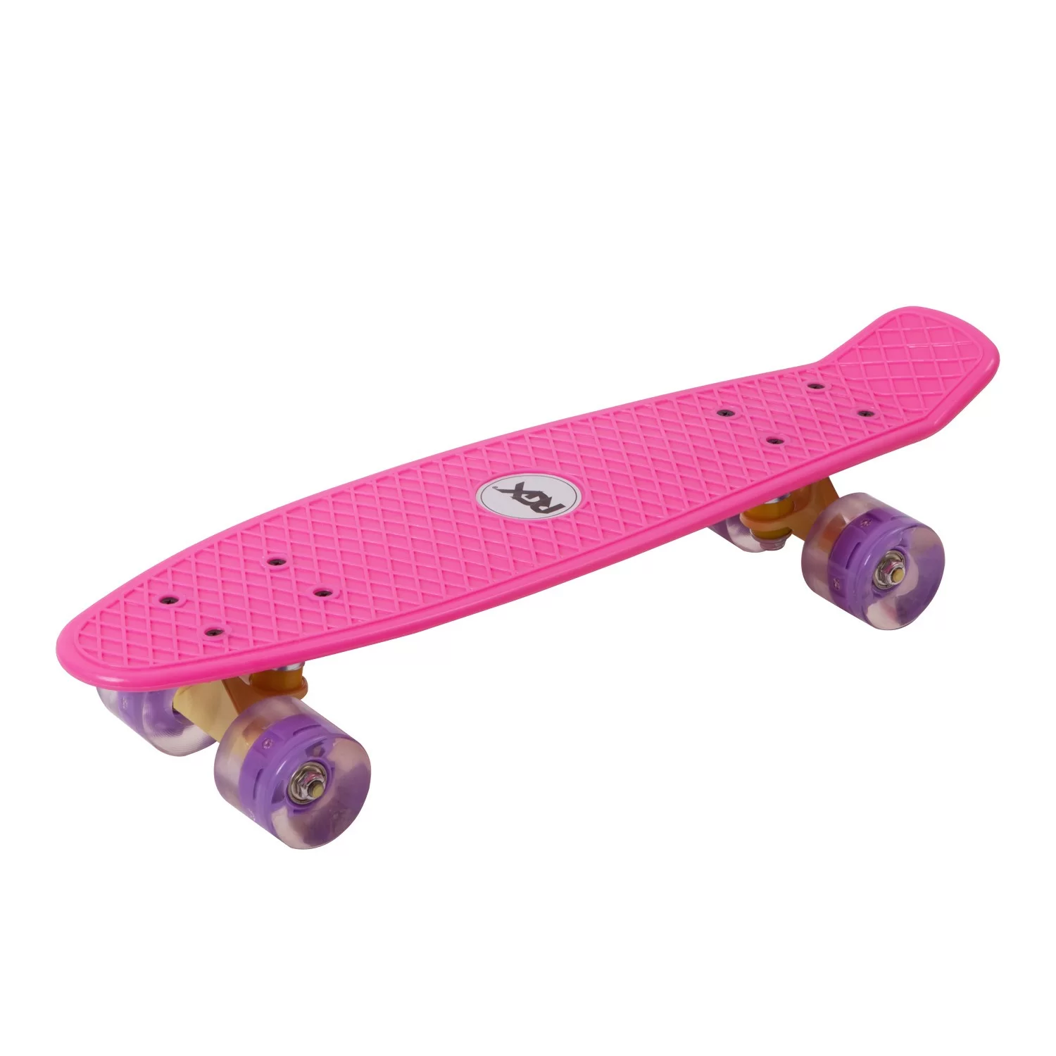 Мини-круизер RGX PNB-01GW (22") светящиеся колеса pink по низким ценам в Томске и Северске