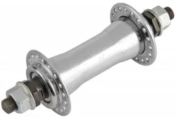 Втулка передняя KT-122F 28H гайки стальная, хромированная