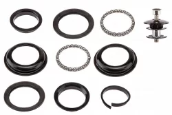 Рулевая колонка FP-H807 1-1/8" безрезьбовая интегр. сталь. чёрн.