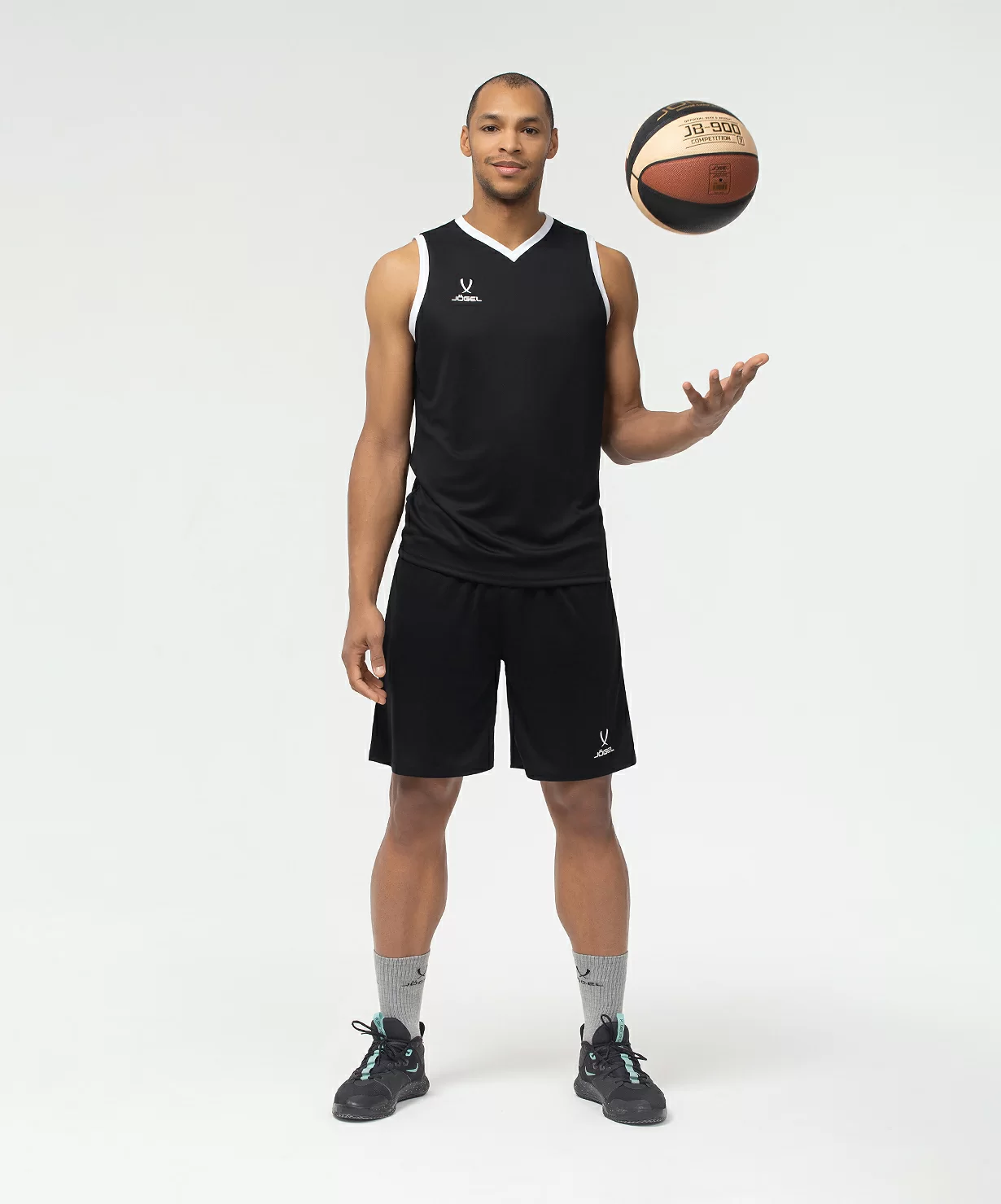  Майка баскетбольная JOGEL CAMP Basic, черный по низким ценам в Томске и Северске